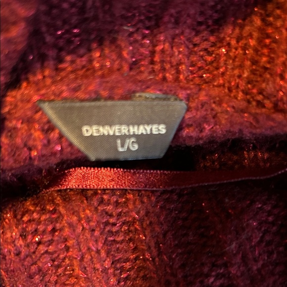 Elegant Burgundy Cowl Neck Sweater - Picture 9 of 9